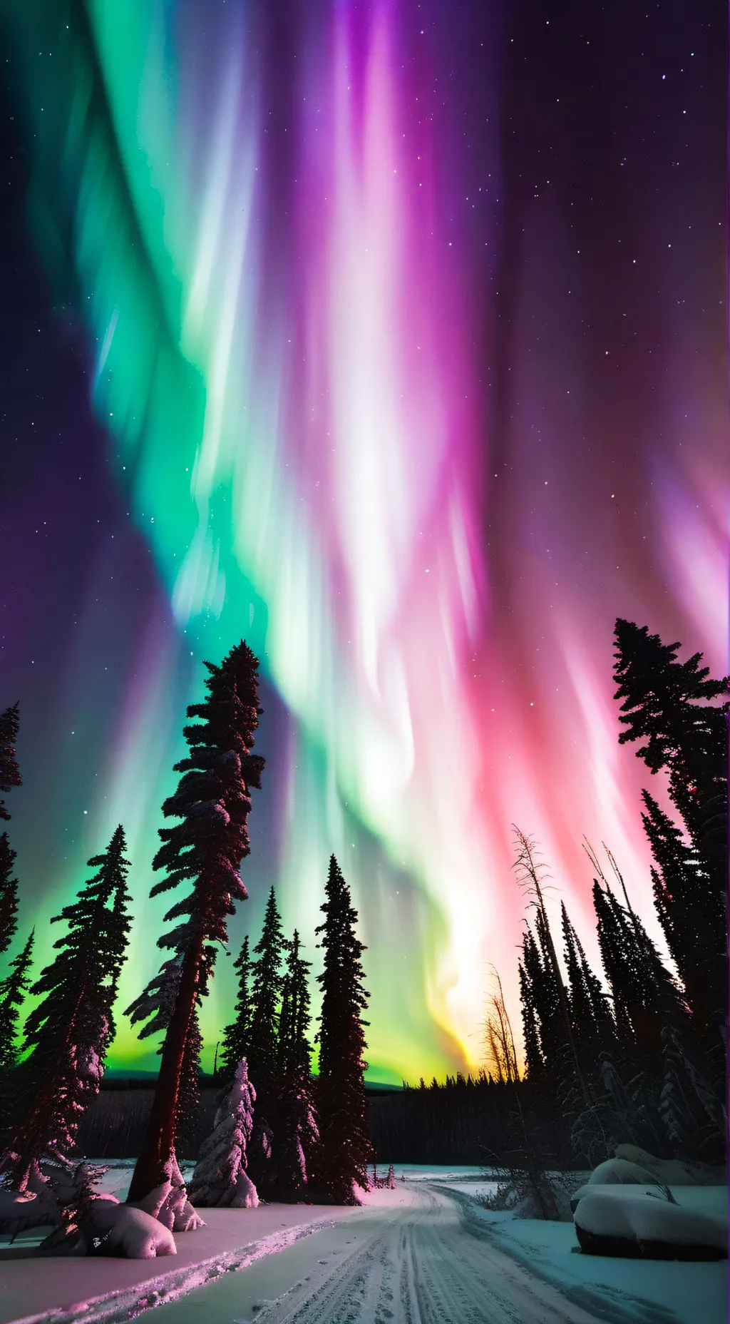 ai character: Cod- winter background