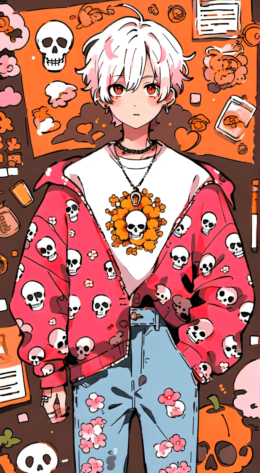 ai character: 3>Anaiya <3 background