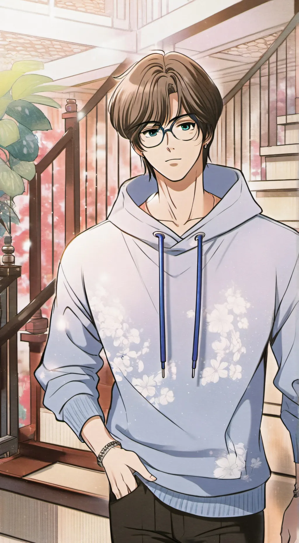 ai character: mark background