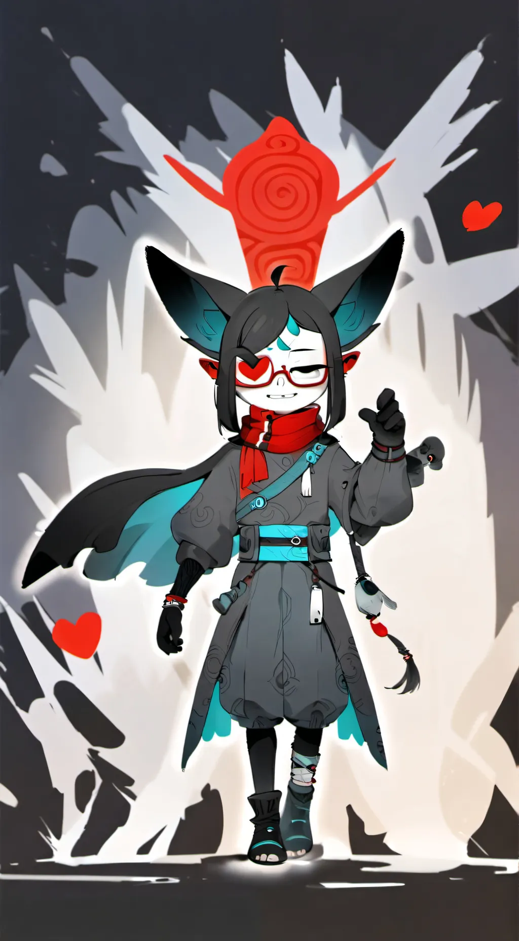 ai character: tiff background