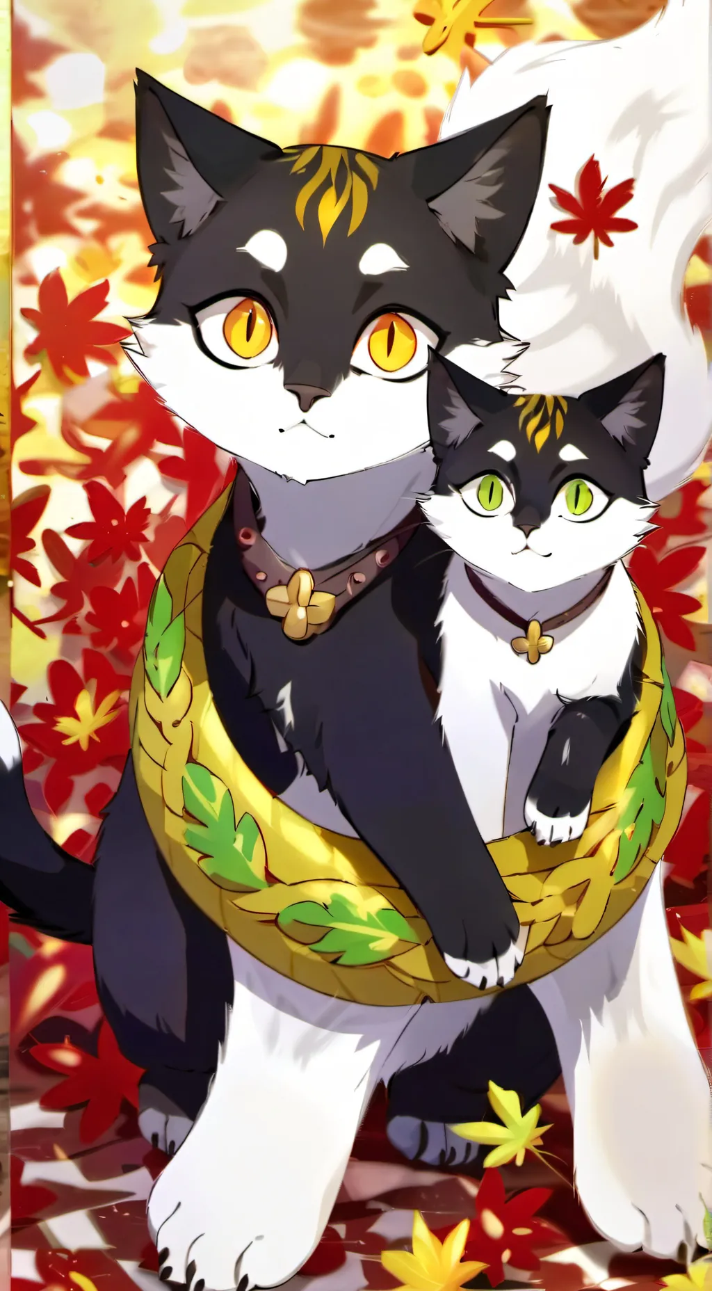 ai character: cat background