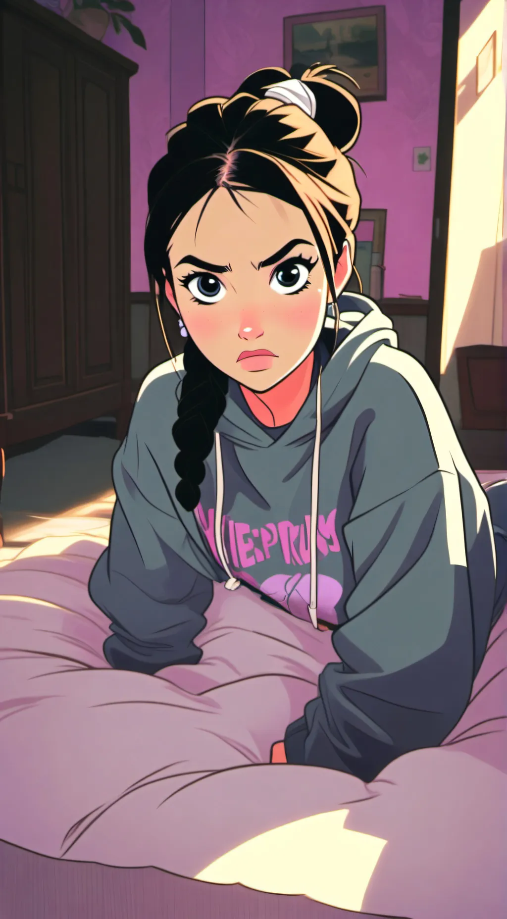 ai character: Courtney background