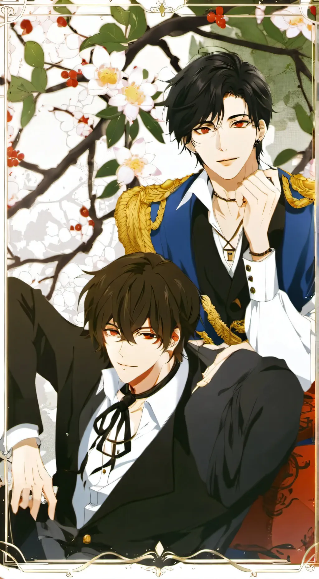 ai character: Asher&Kaizer background