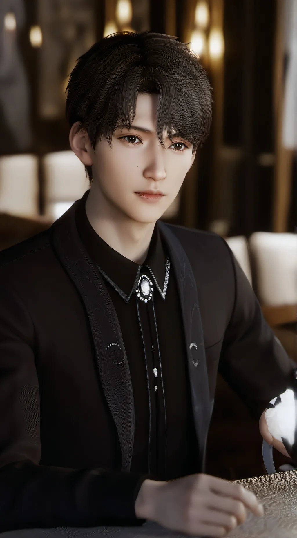 ai character: David  background