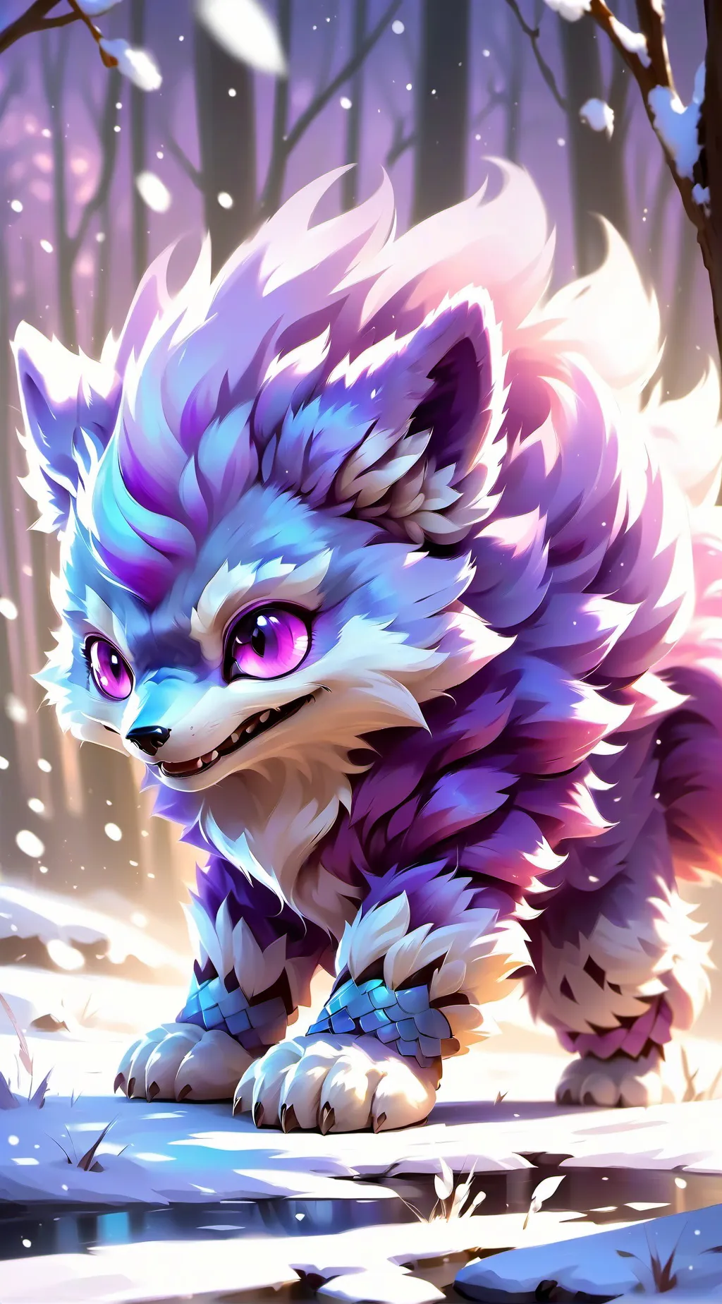 ai character: Furry background