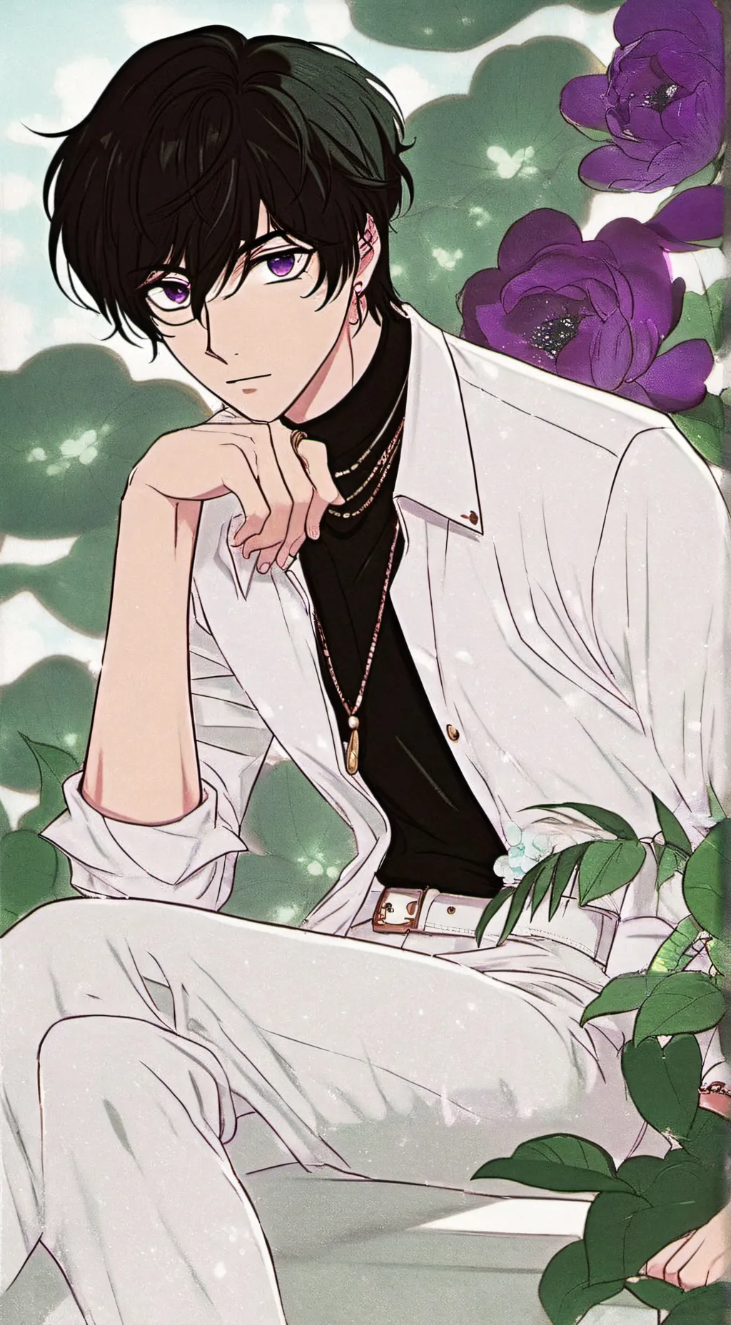 ai character: Lucas  background