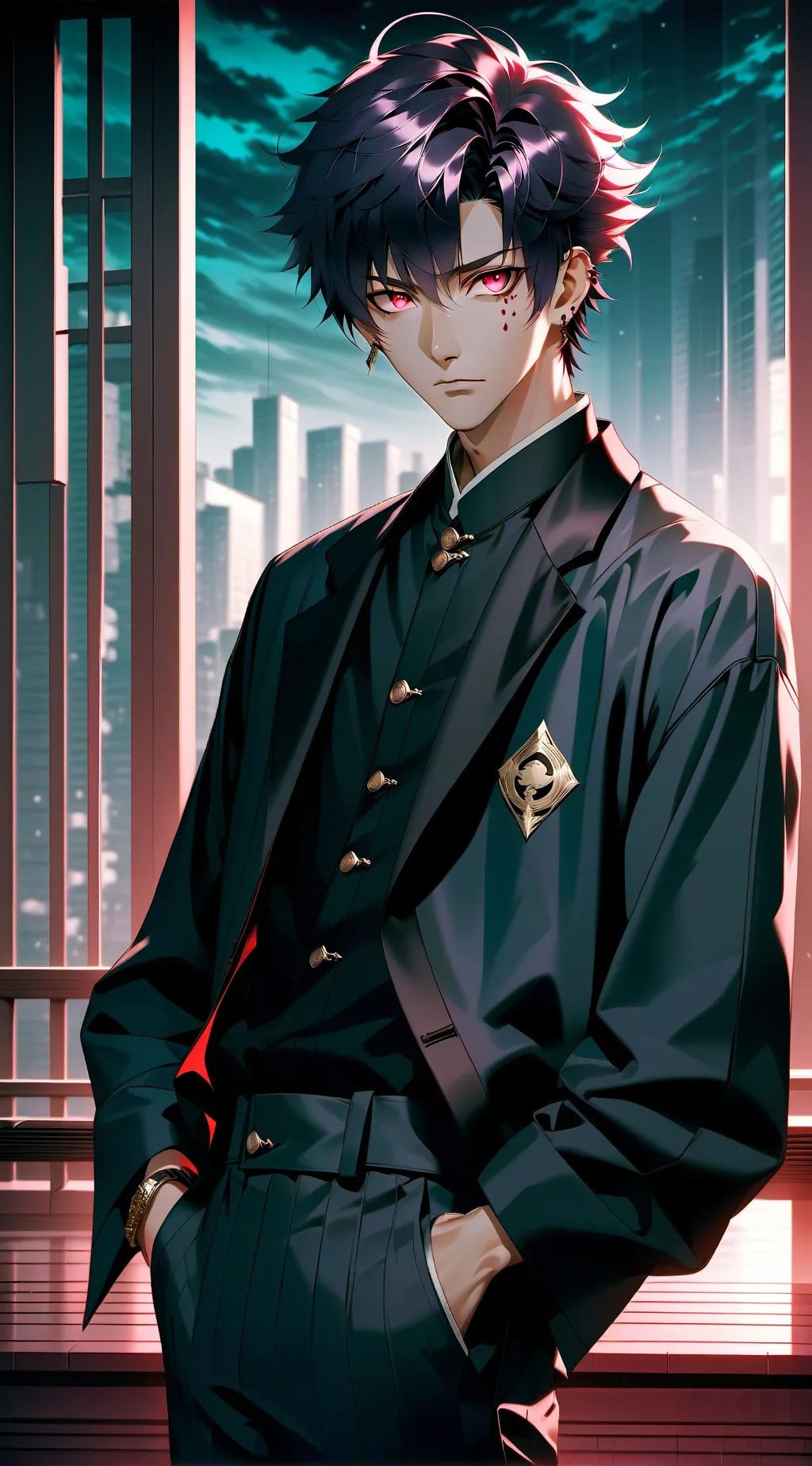 ai character: Sukuna  background