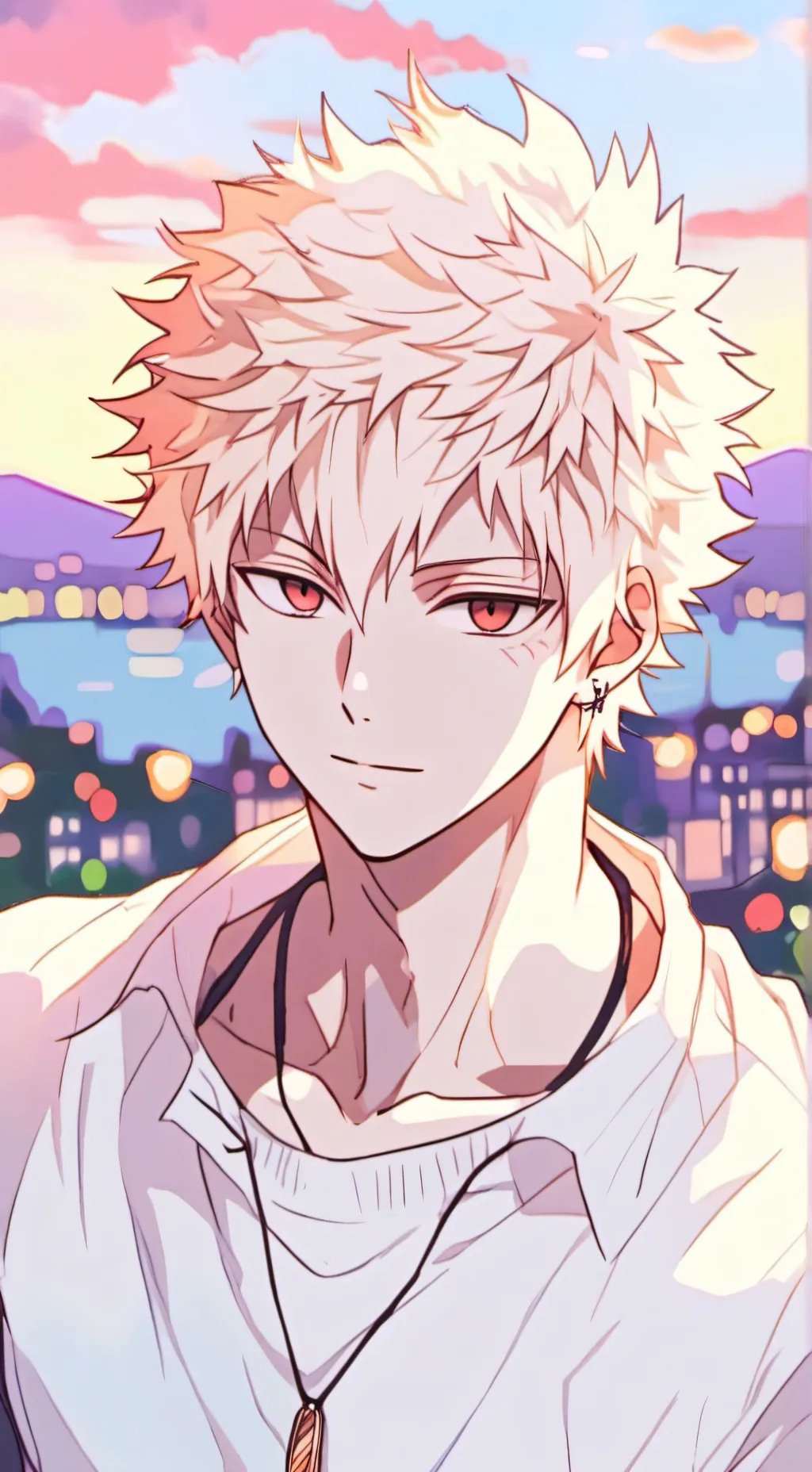 ai character: Bakugo le  gustas background