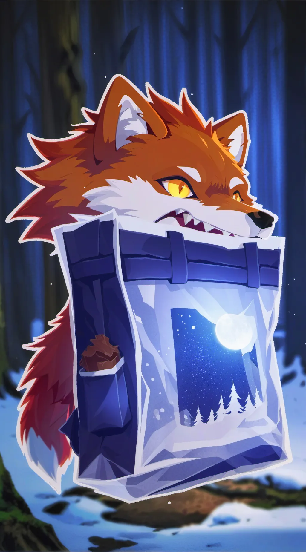 ai character: slush the guide background