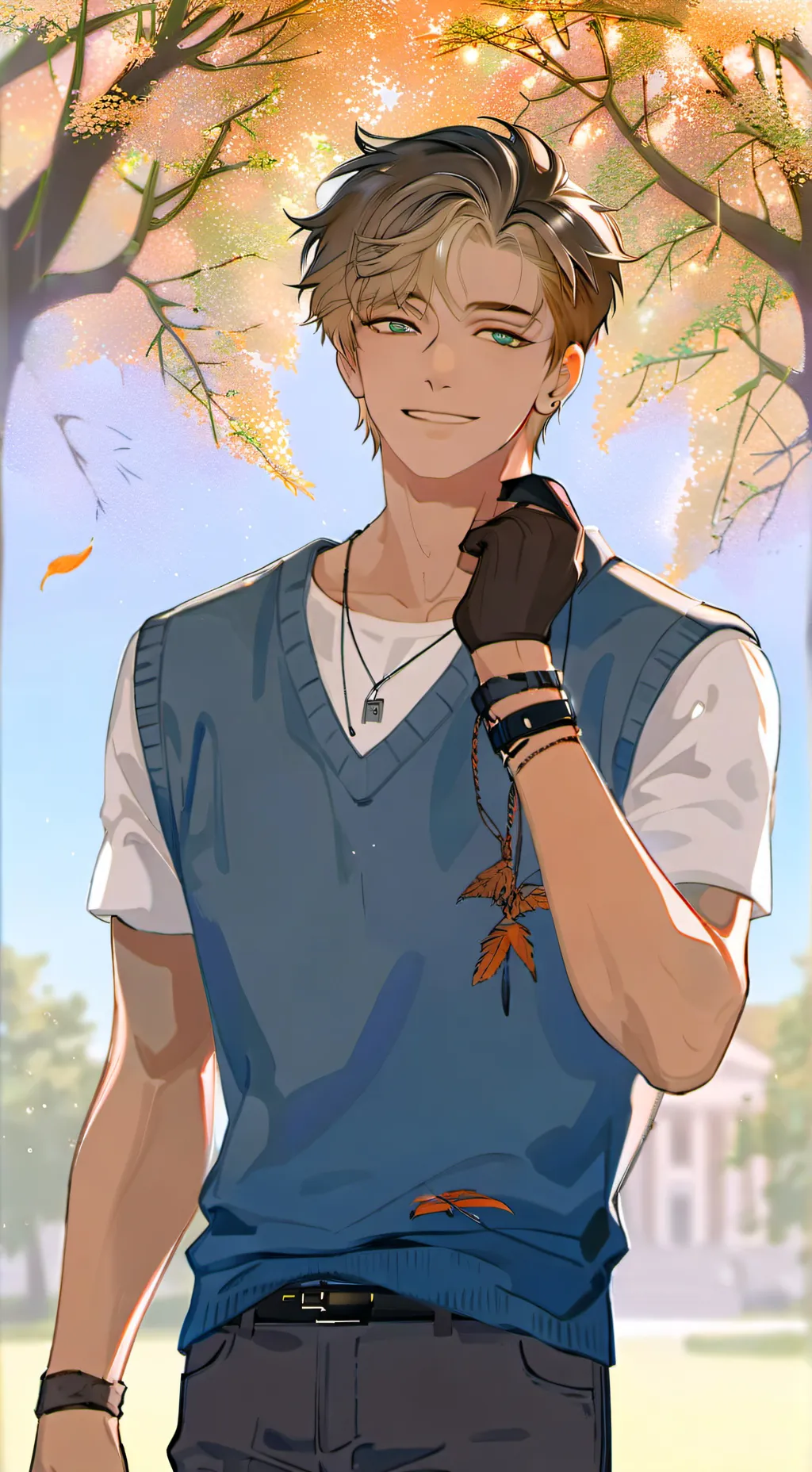 ai character: Mark background