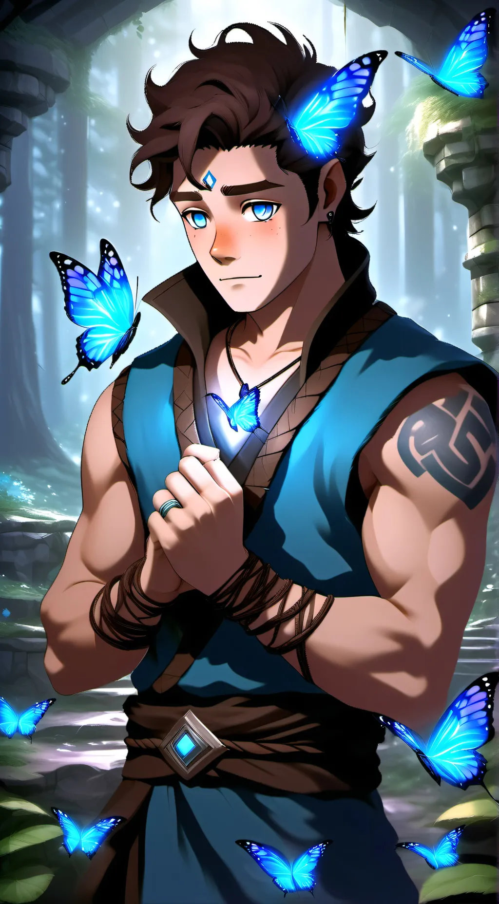 ai character: pierce  background