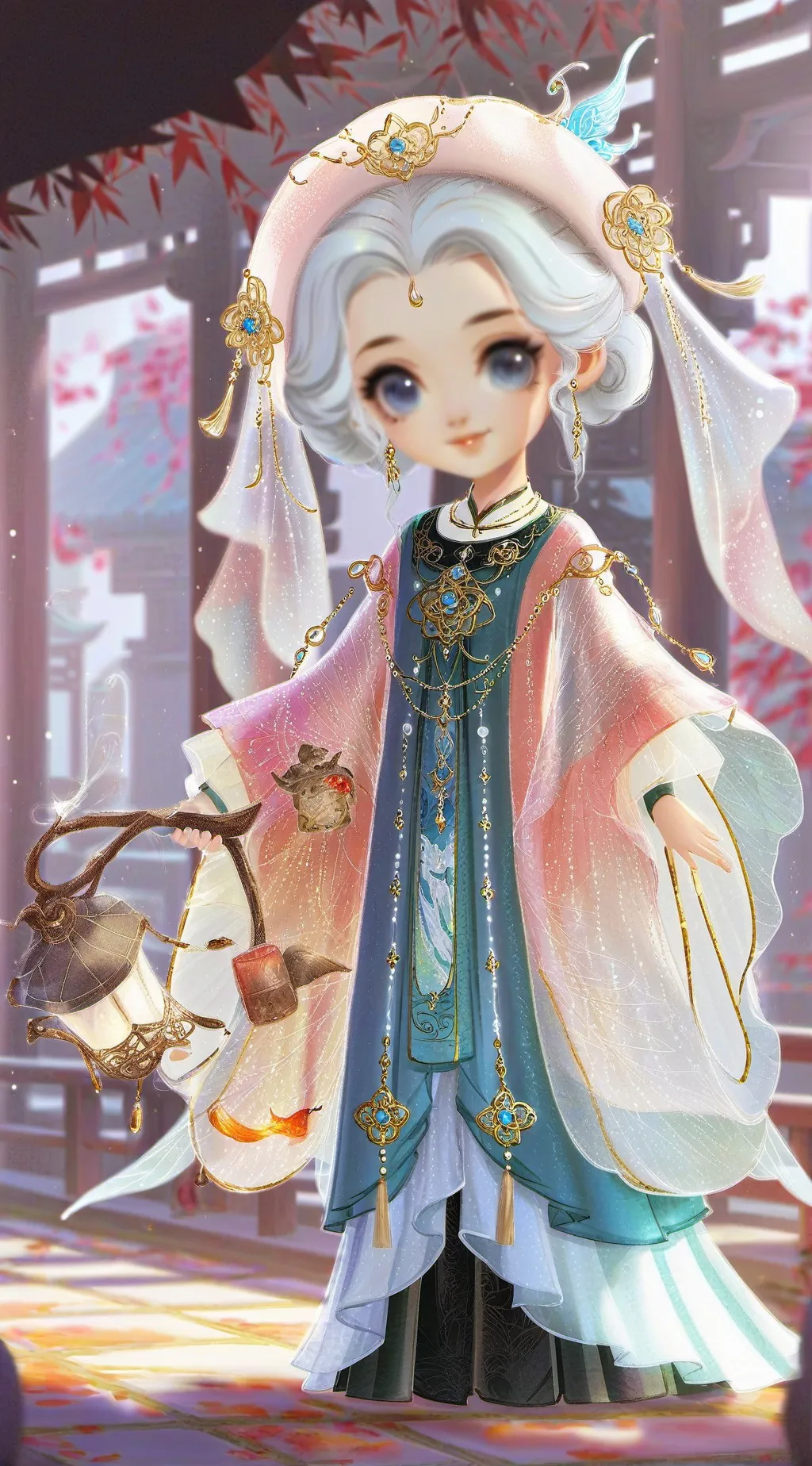 ai character: Fairy godmother  background