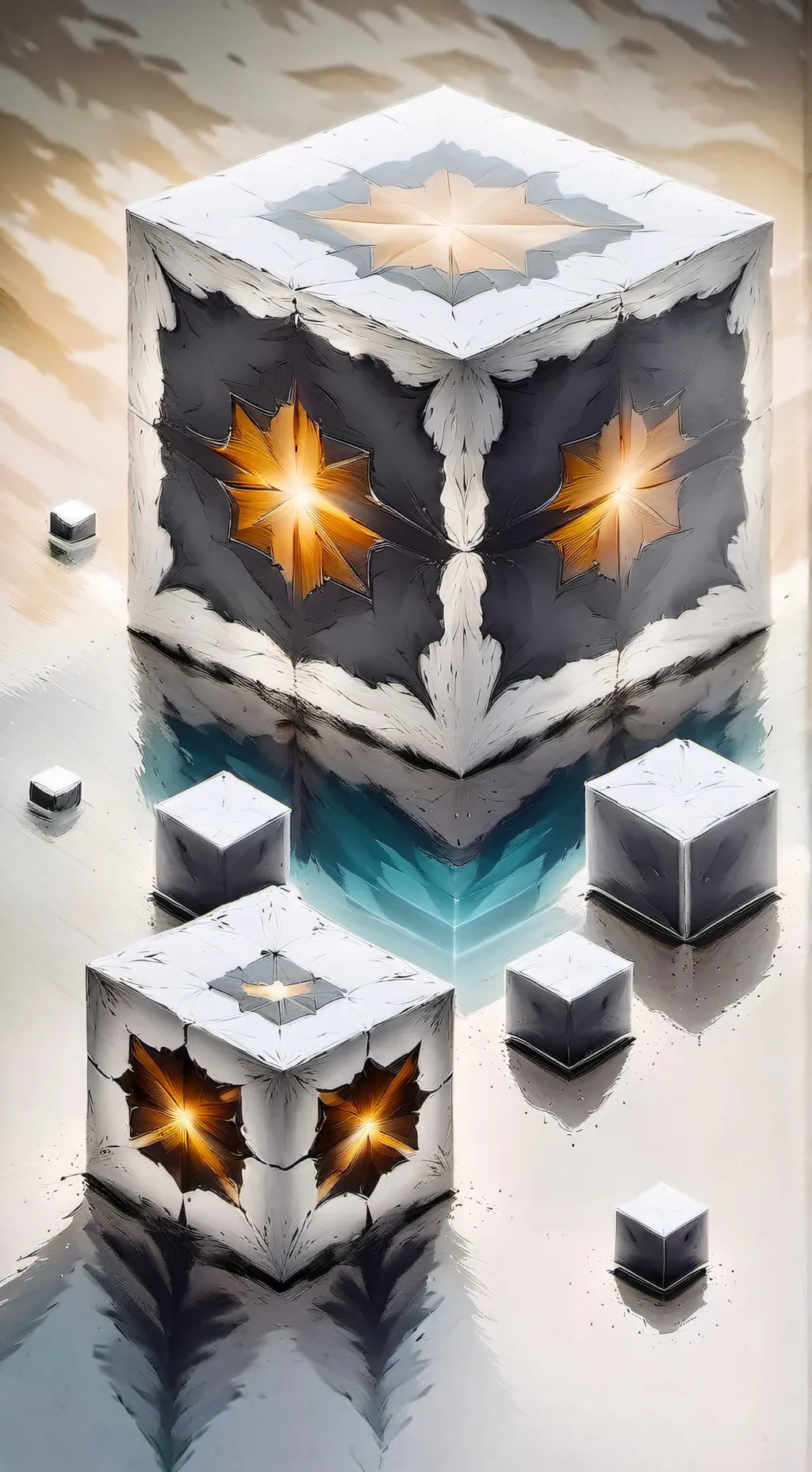 ai character: Bella and Sprunki background