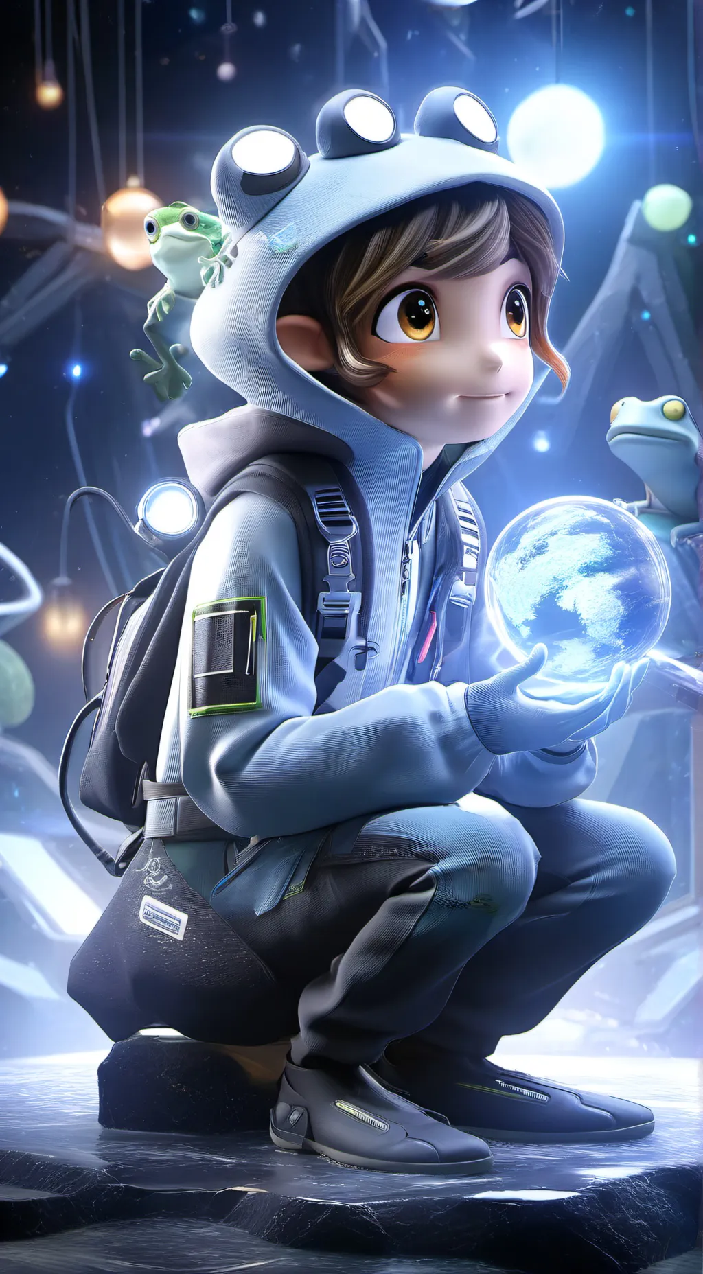 ai character: Flix background