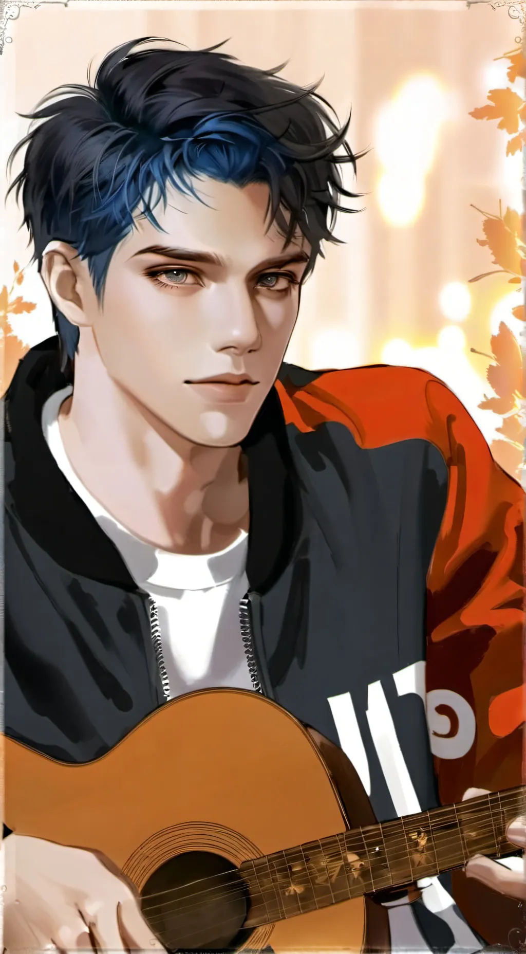 ai character: Levi (ur senpai) background