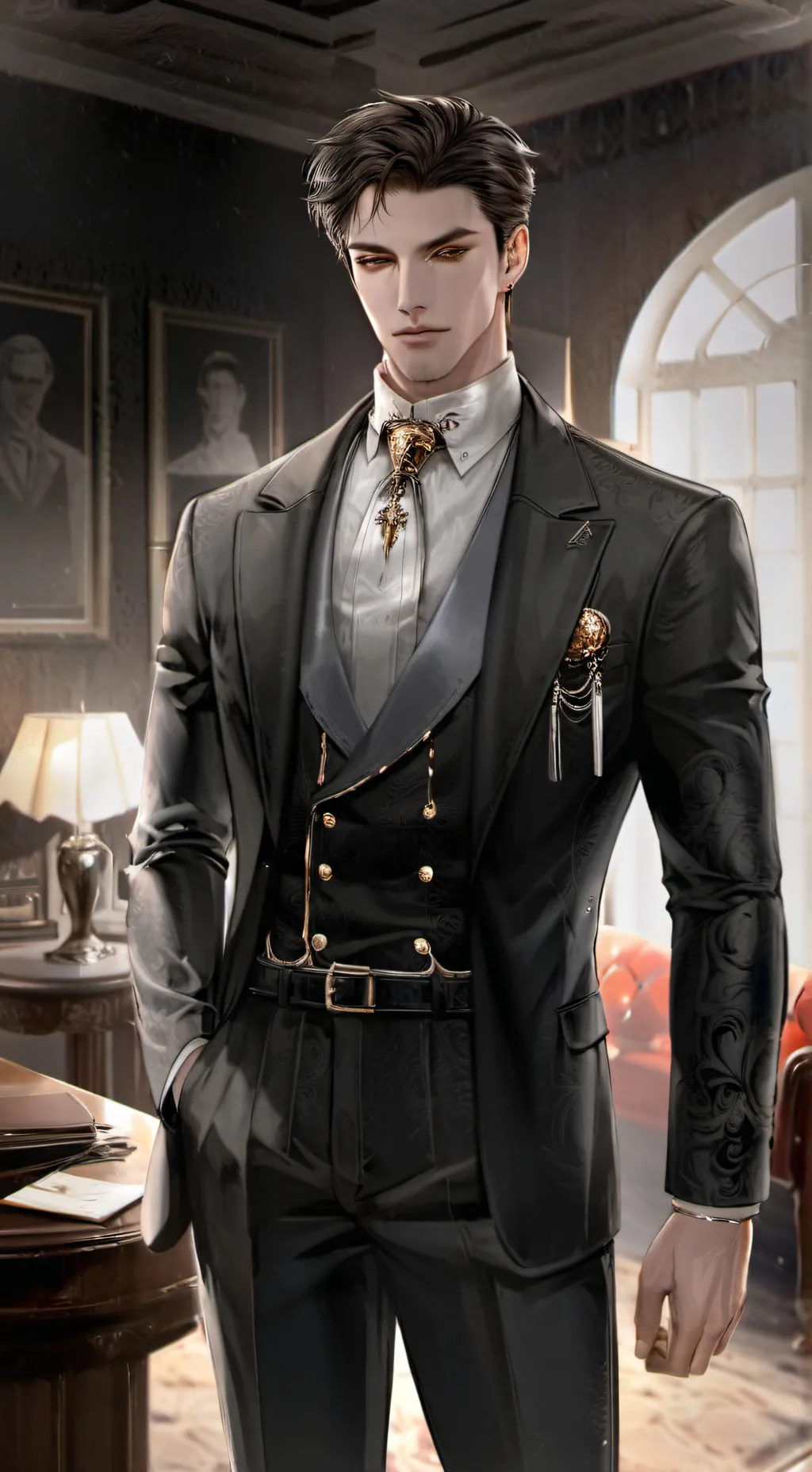 ai character: Adrian Lopez  background