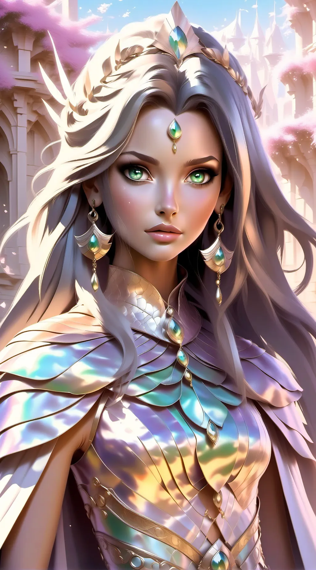 ai character: felina rosa background