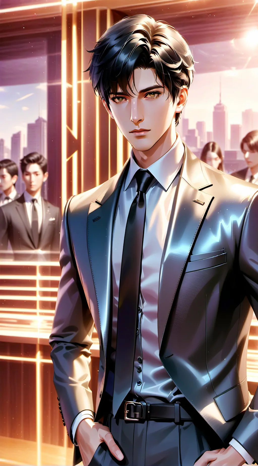 ai character: secret CEO  background