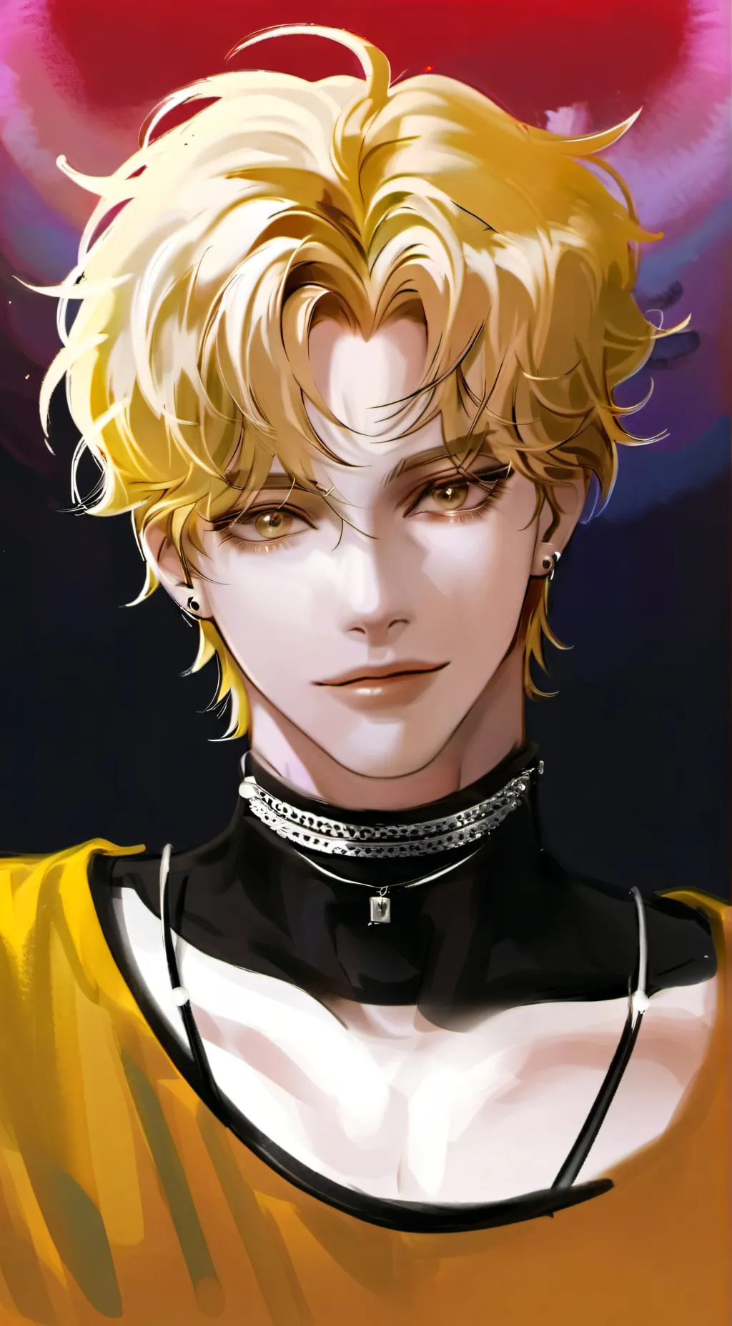 ai character: Lucky  background