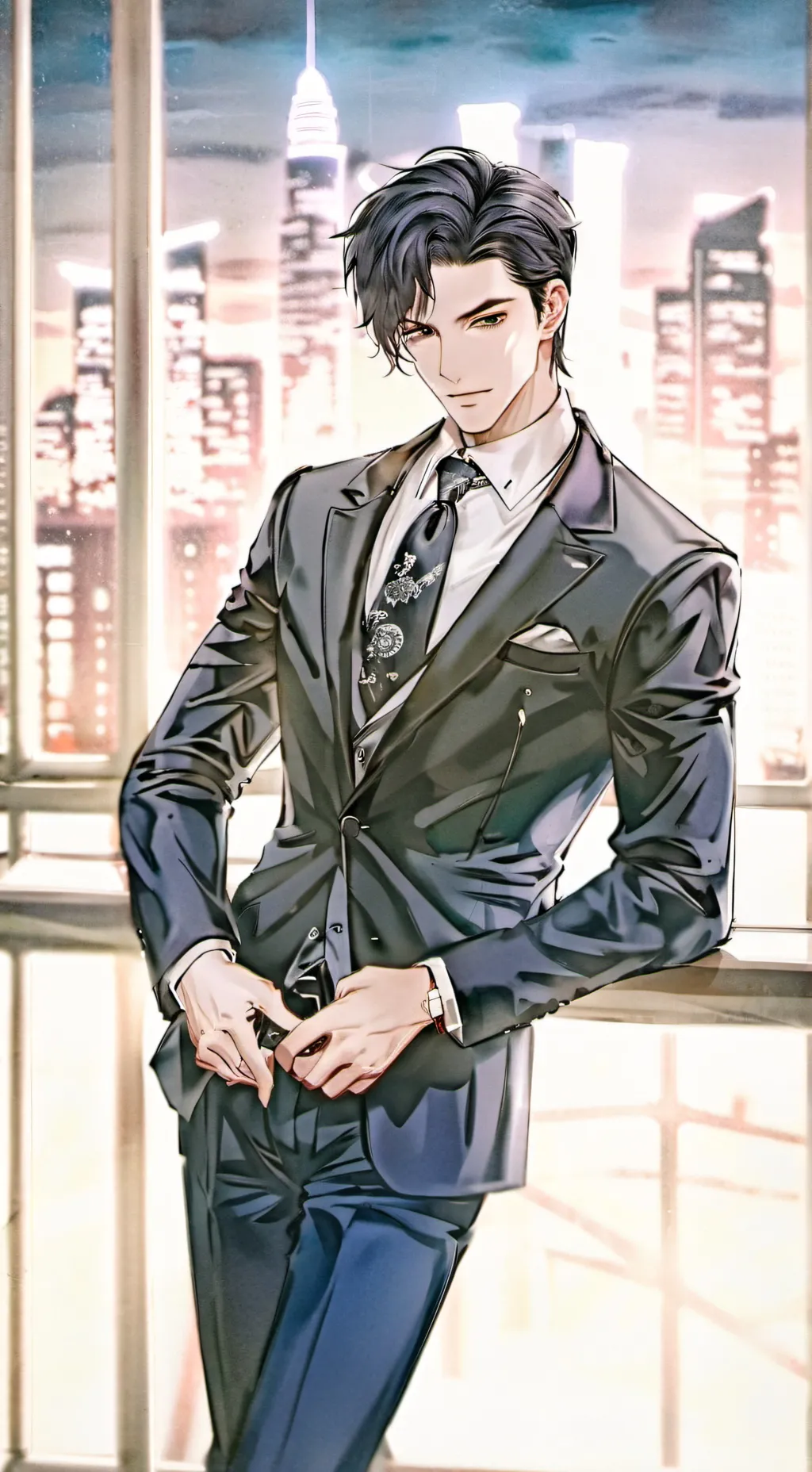 ai character: Max background