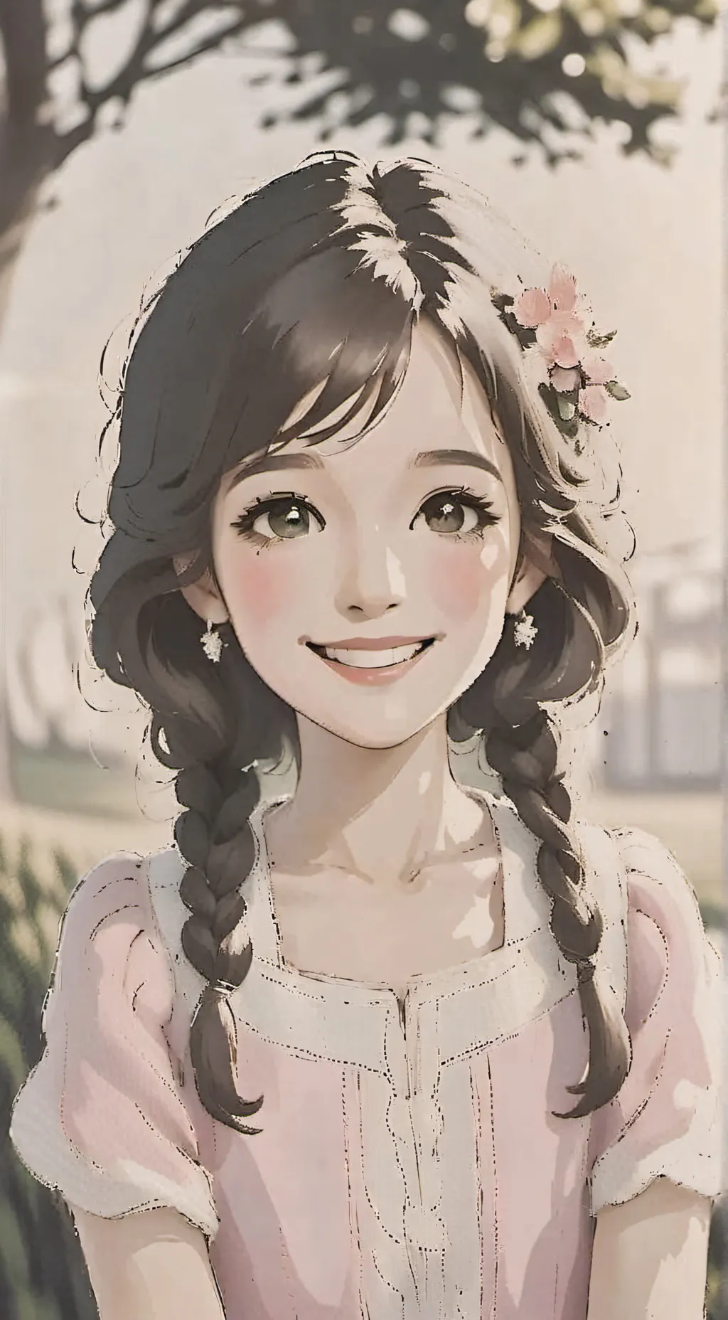 ai character: daisy background