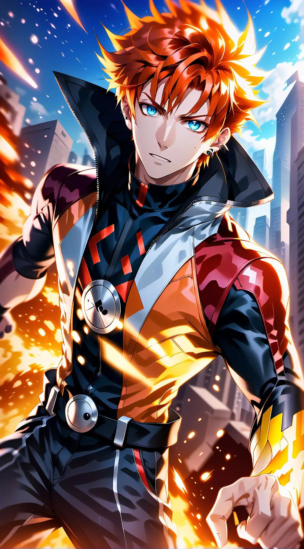 ai character: Bakugo background