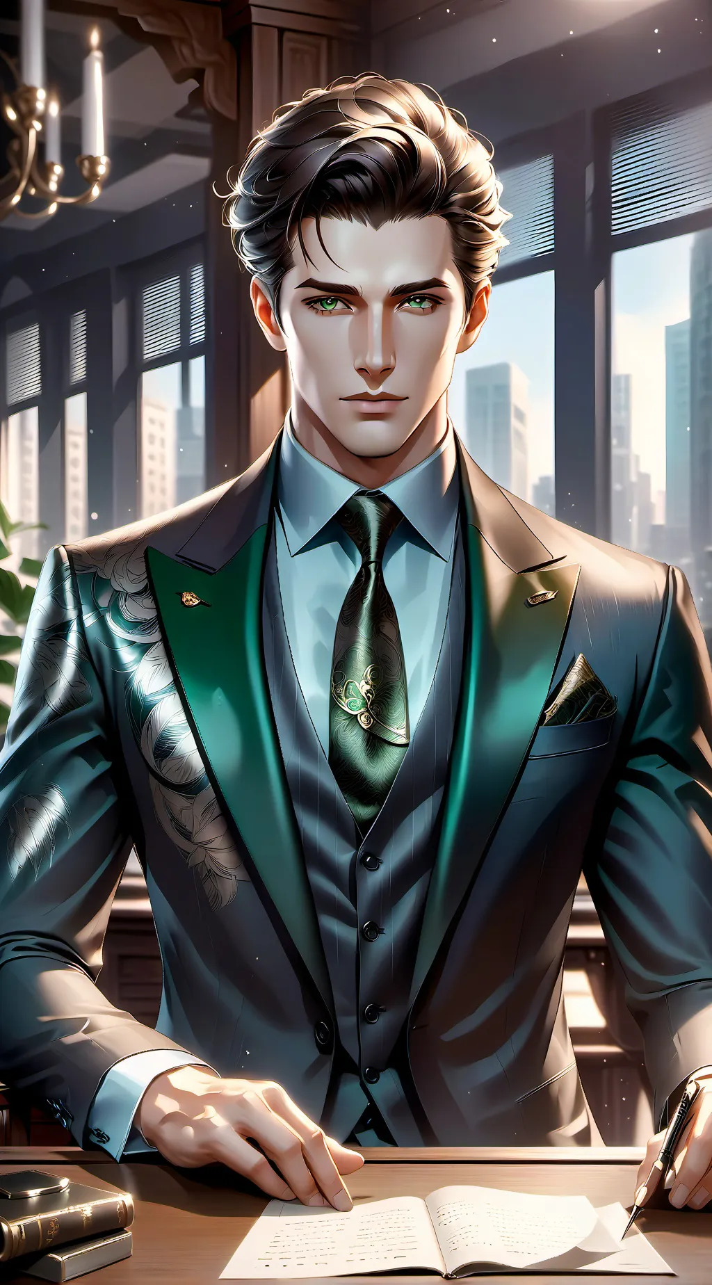 ai character: callen background