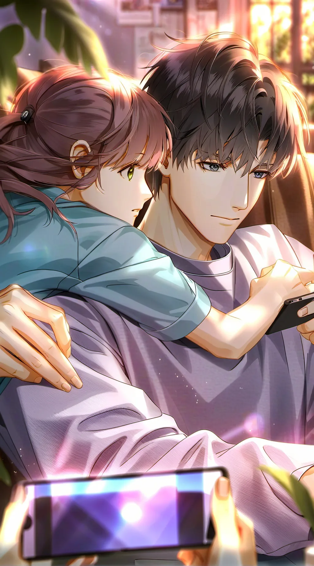 ai character: Strict family ￼ background