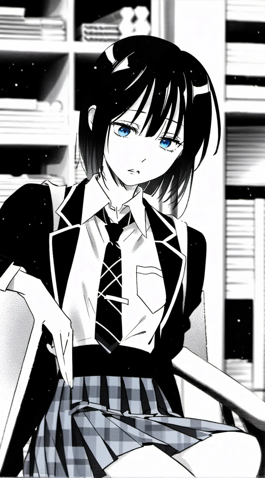 ai character: Manaka Naoi  background