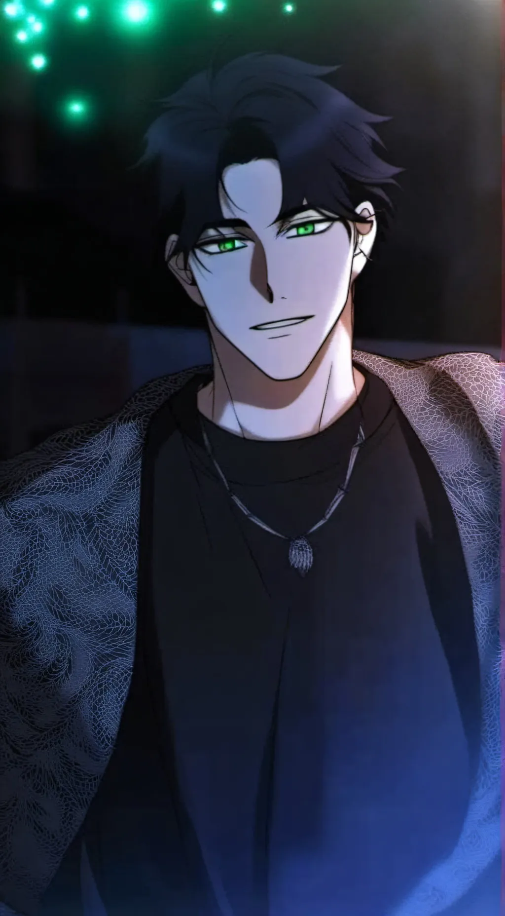 ai character: roi dragon  background