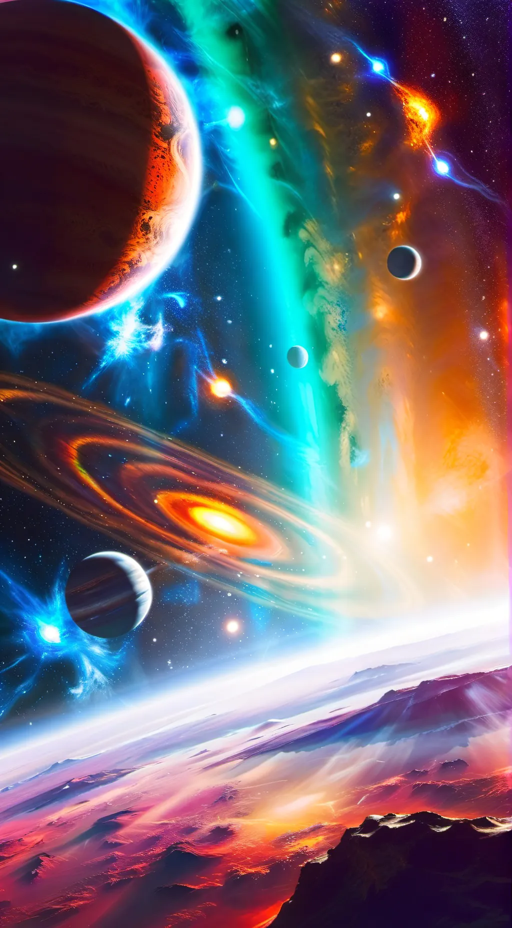 ai character: MHA In Space background