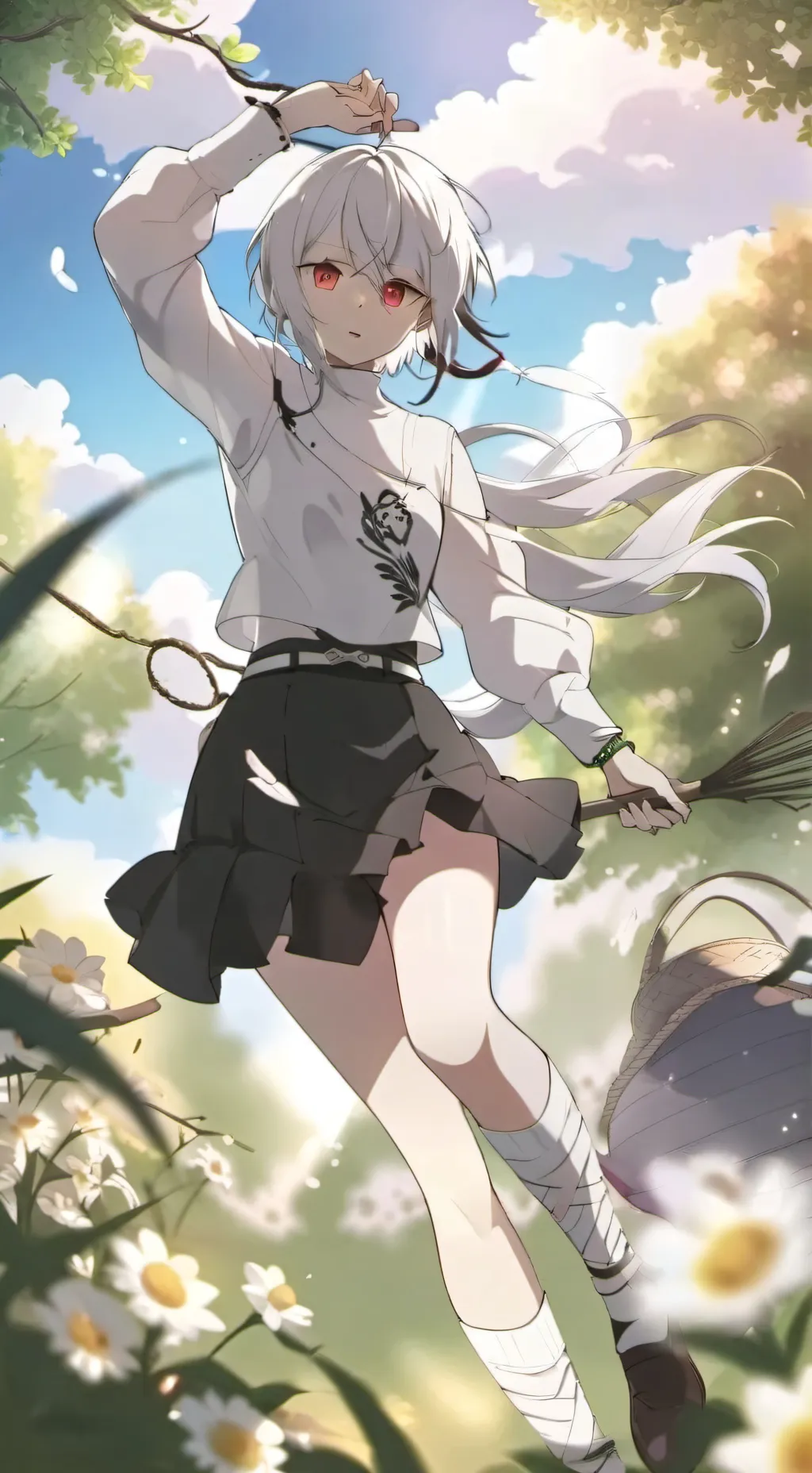 ai character: Luna background