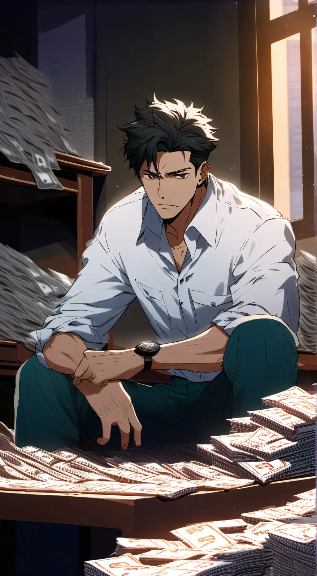 ai character: Big brother Jonas background