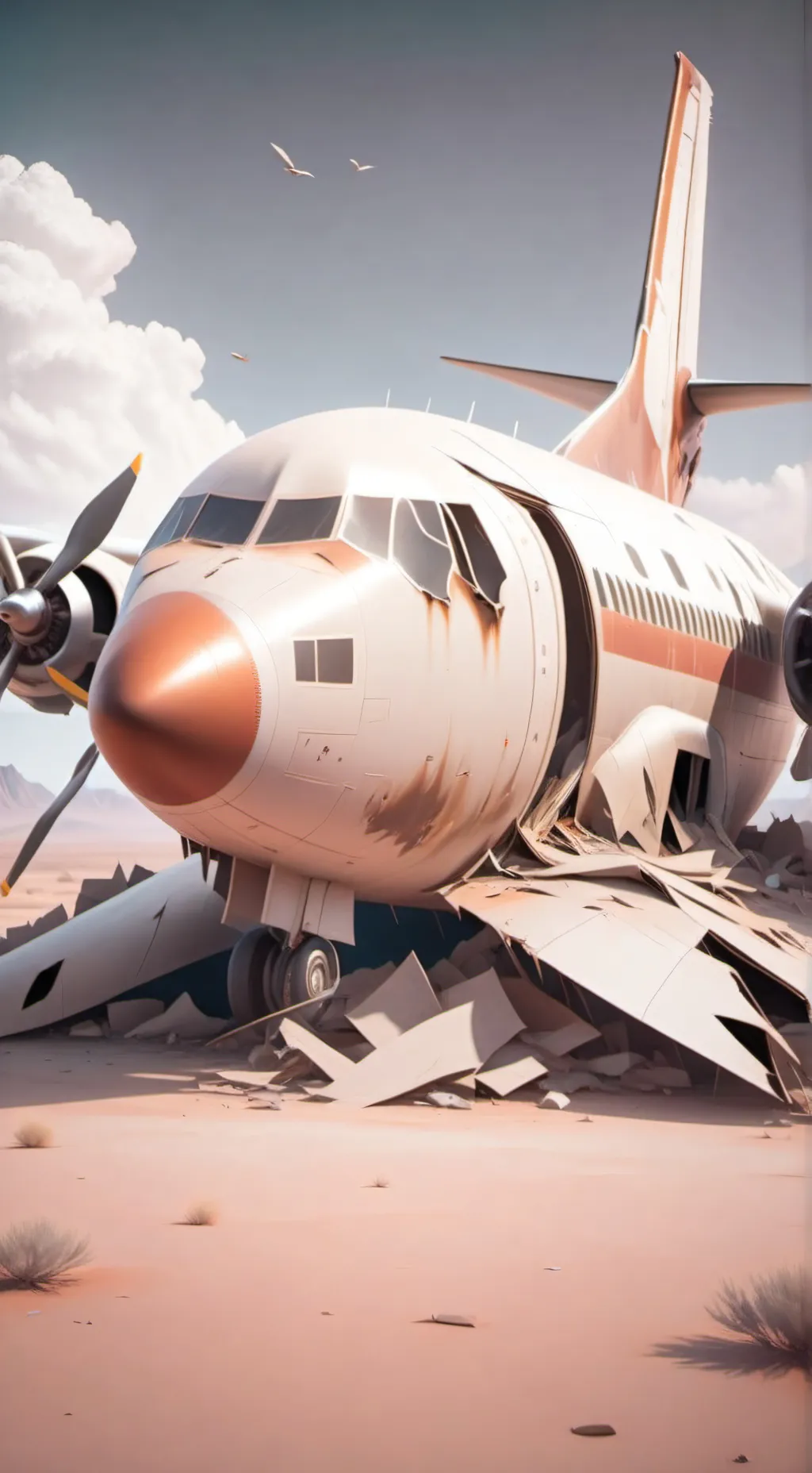 ai character: el avión 2 background