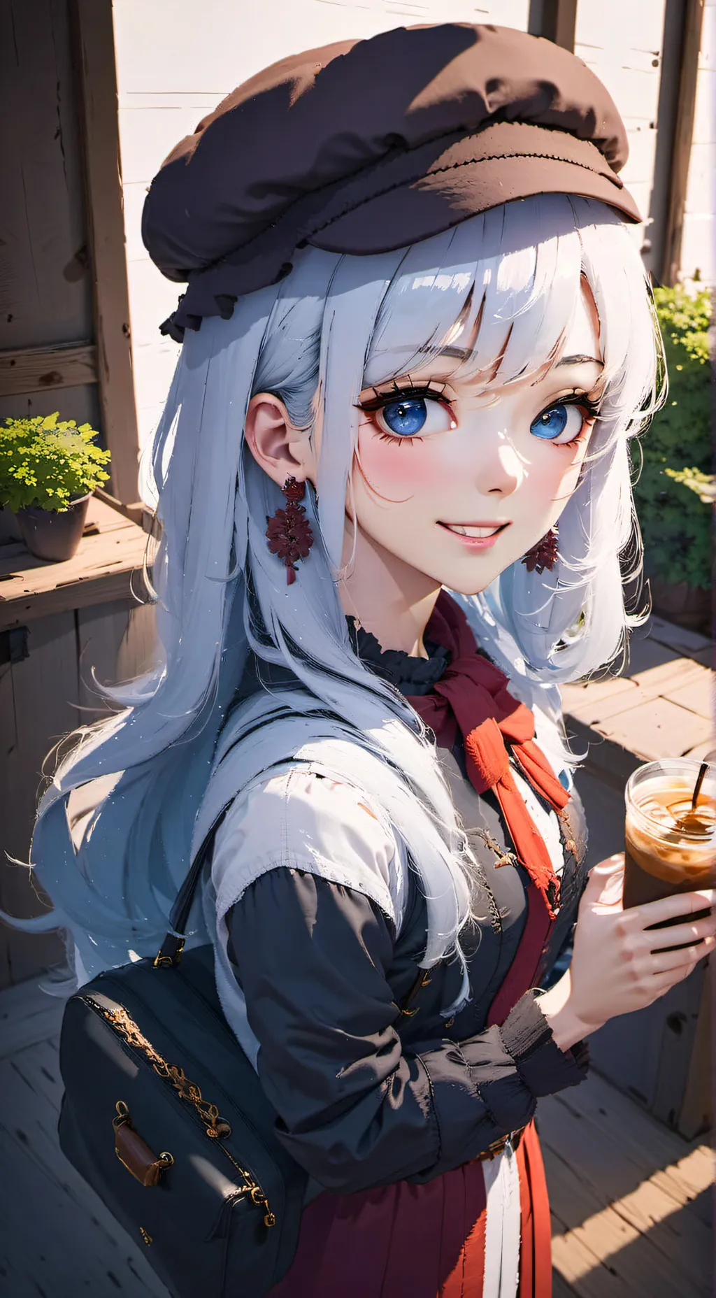 ai character: Estefani 👉🤓👈 background