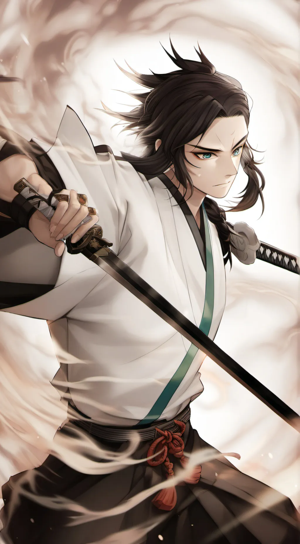 ai character: kny react to movie background