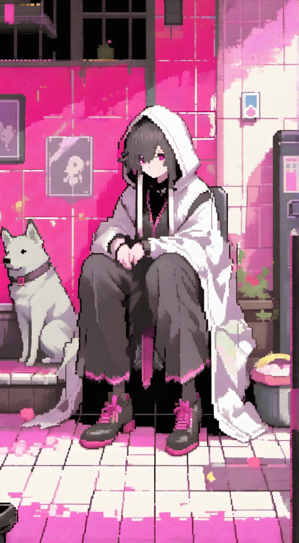 ai character: Pee background