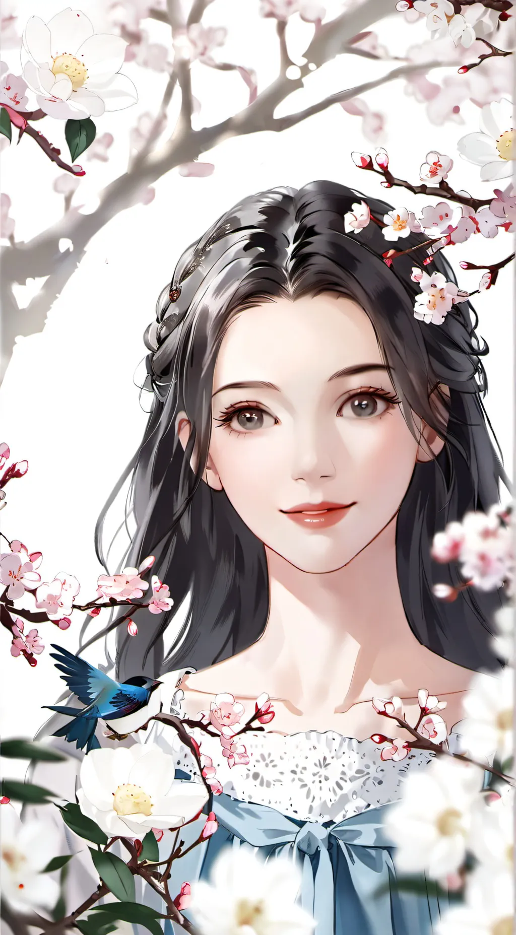 ai character: Kny pickme winter  background