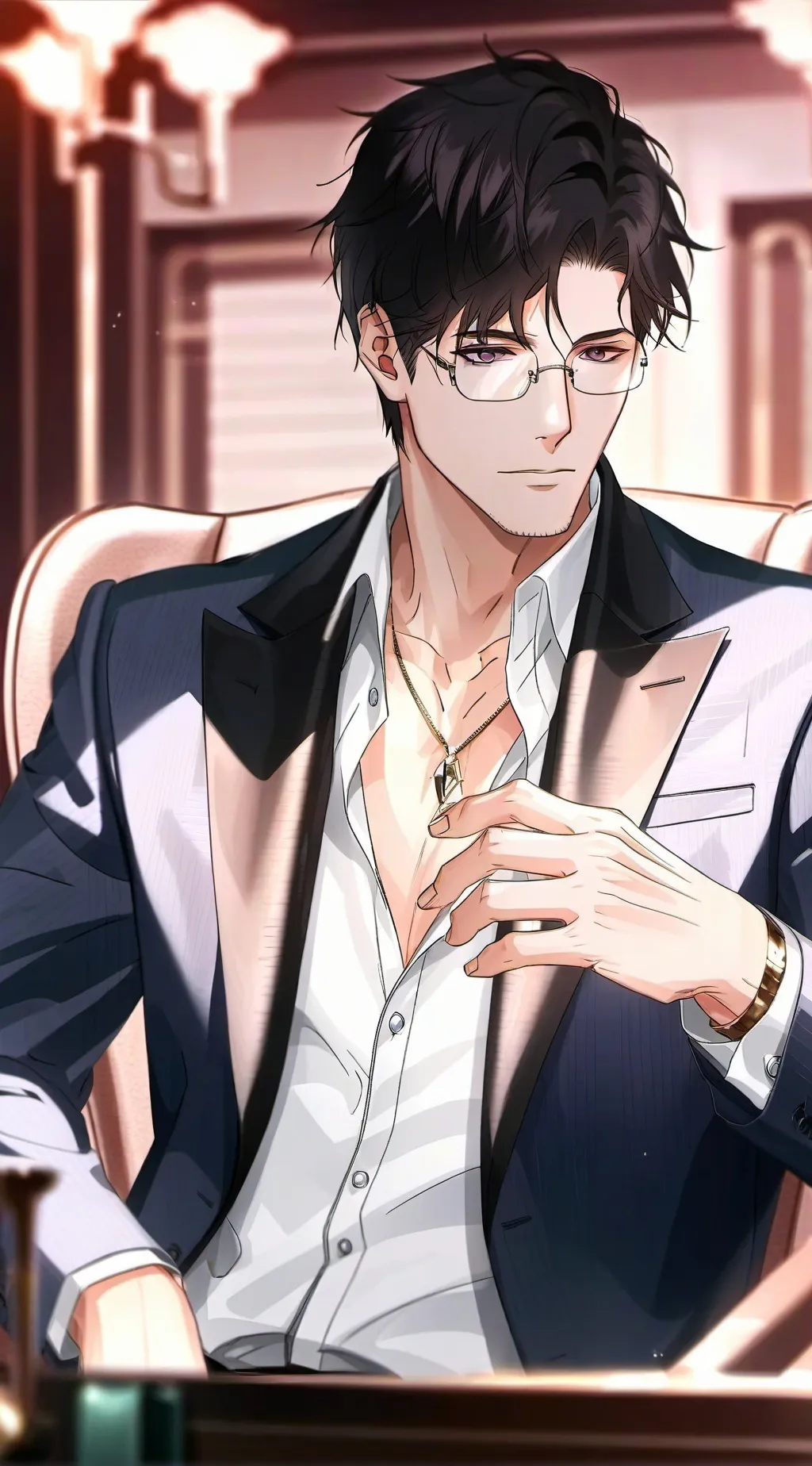 ai character: axel de morne background