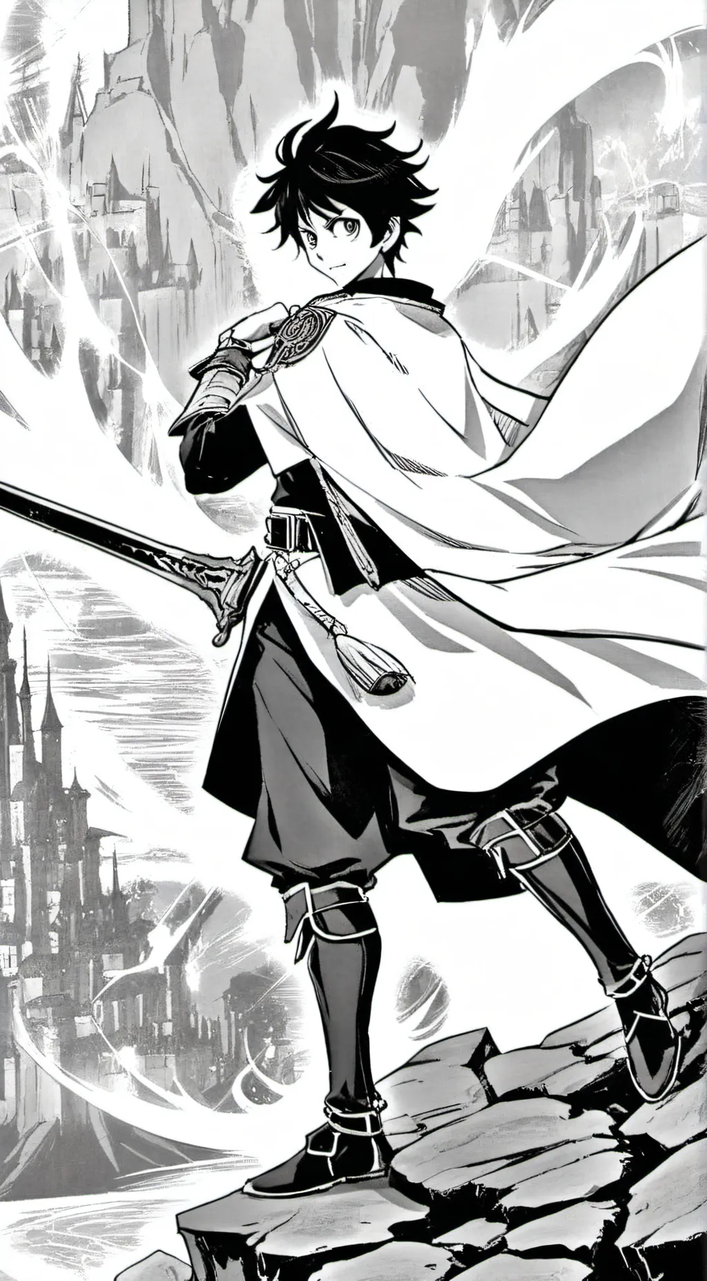 ai character: BLACK CLOVER 🍀 background