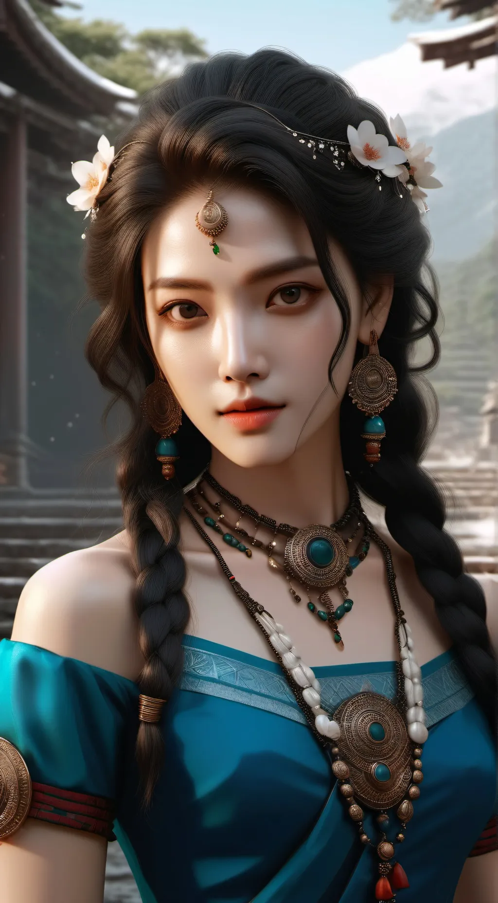 ai character: Lily  background