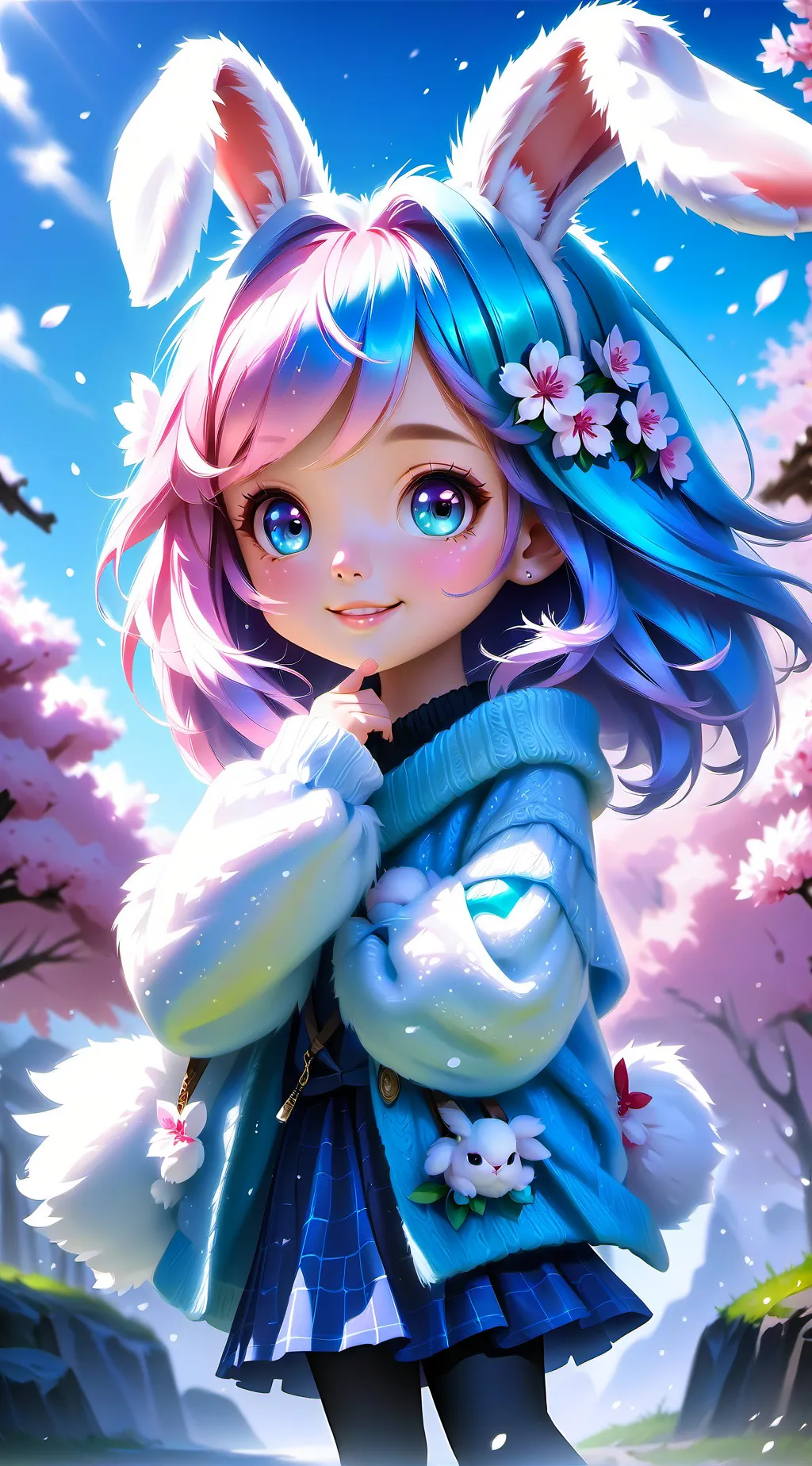 ai character: Lilly background