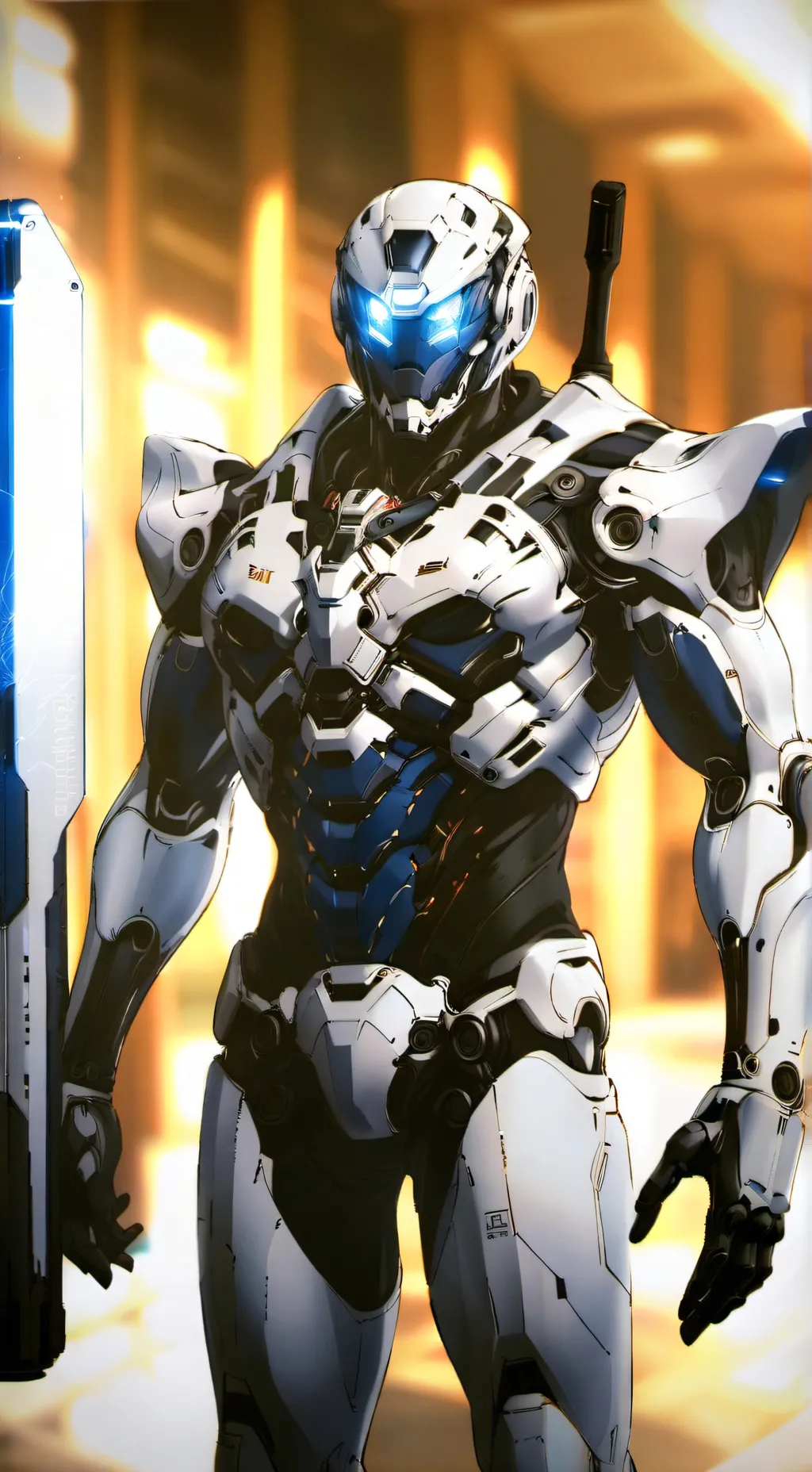 ai character: tu vs un robot  background