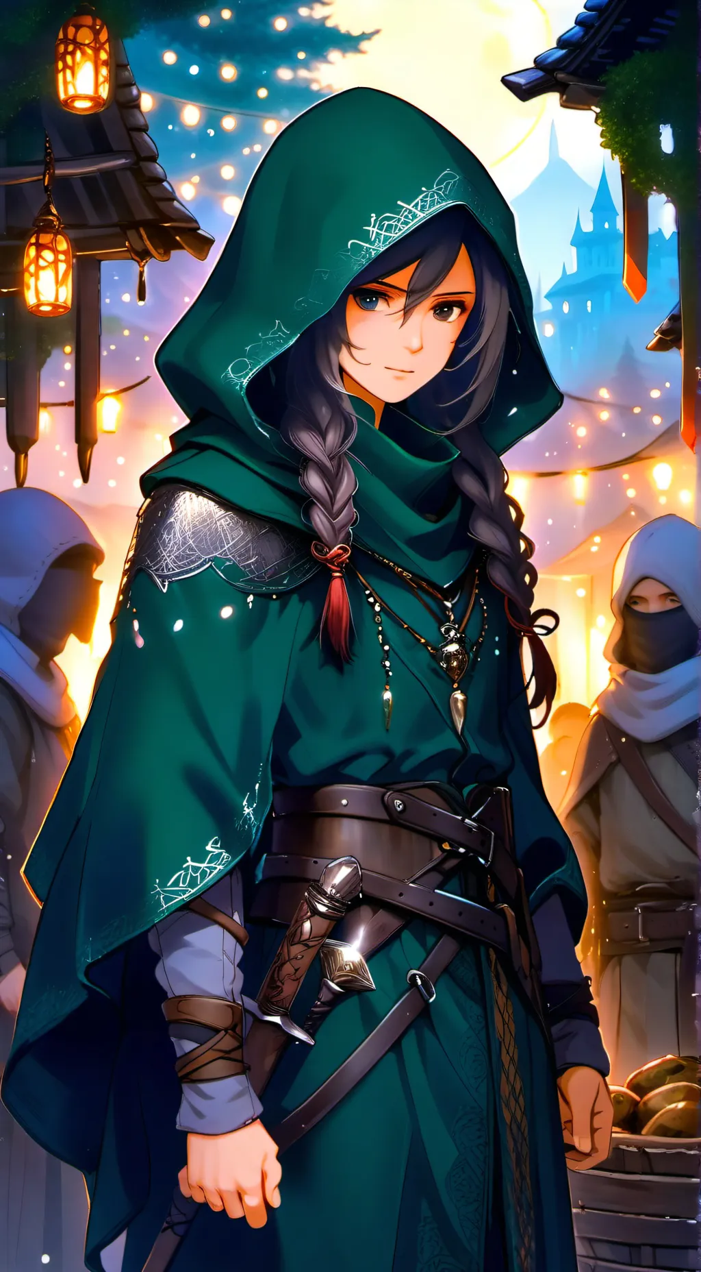 ai character: Elara Windveil background