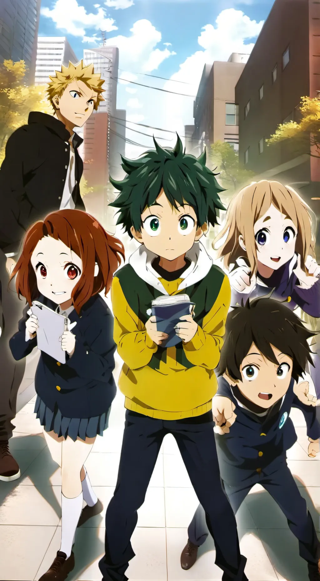 ai character: MHA new student background