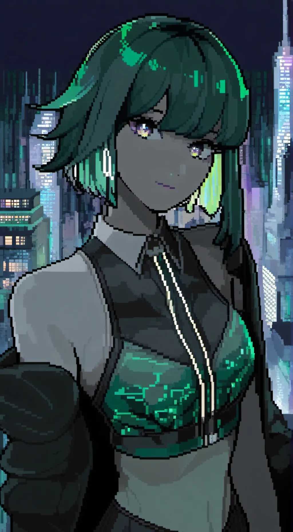 ai character: vee background