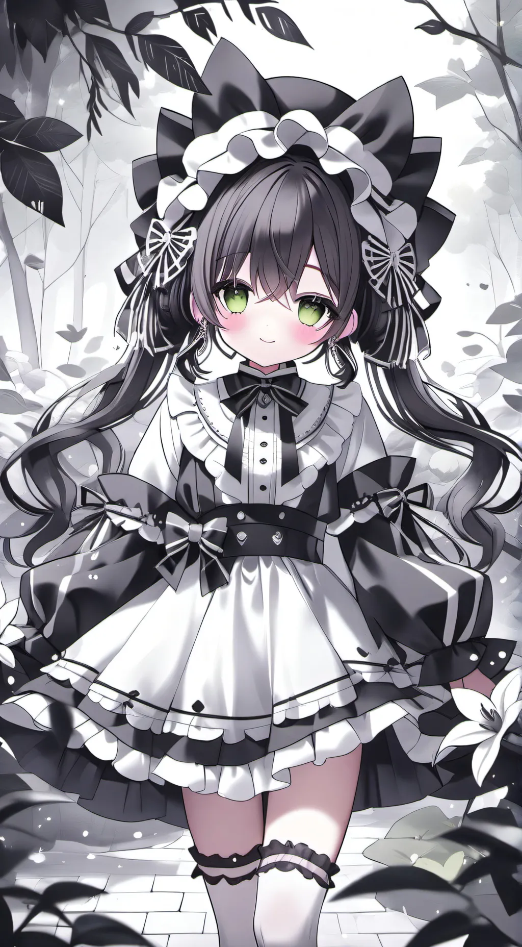 ai character: Maid lily background