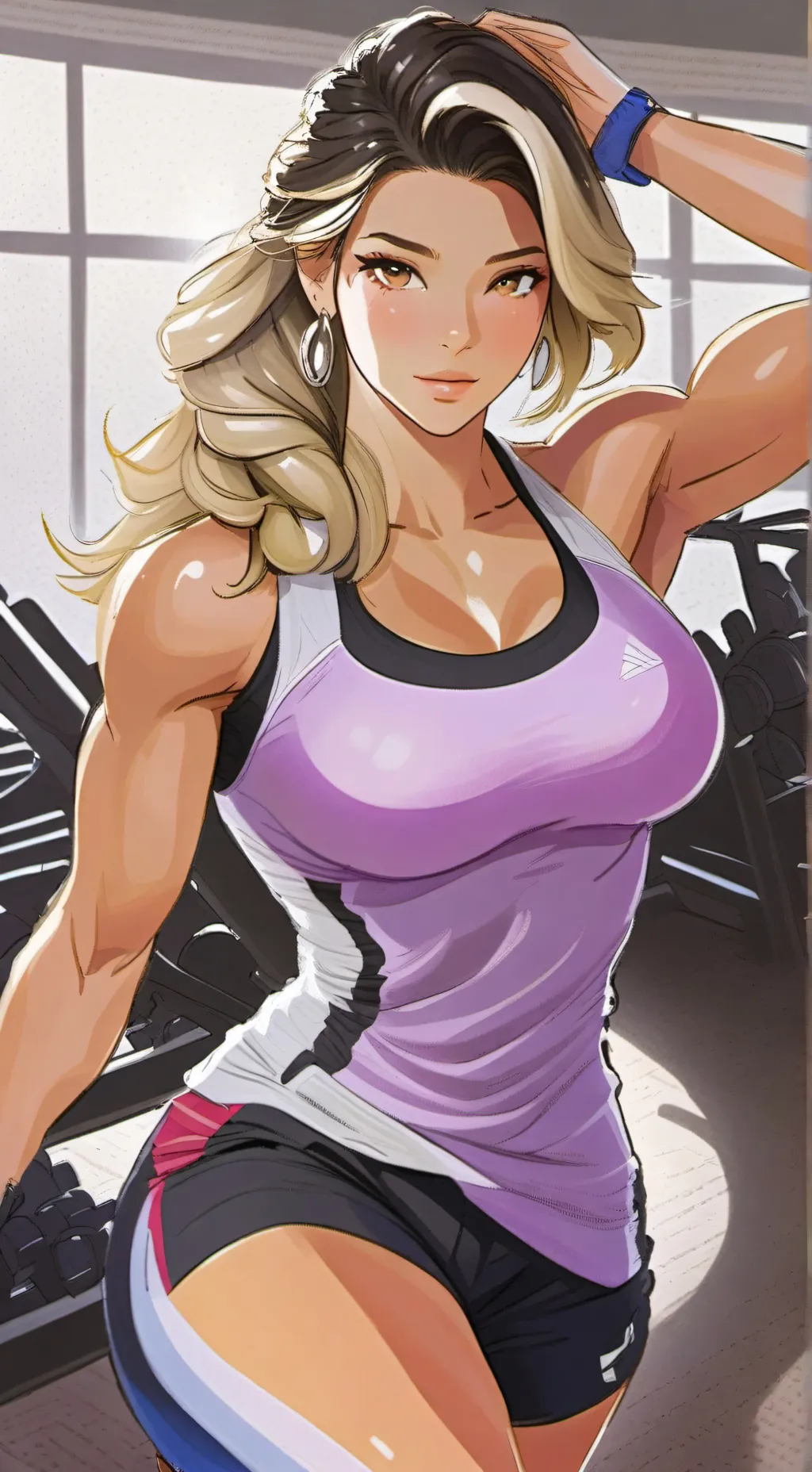 ai character: Lorraine Gwen background