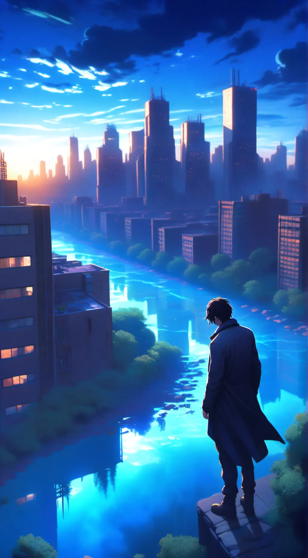 ai character: one person background