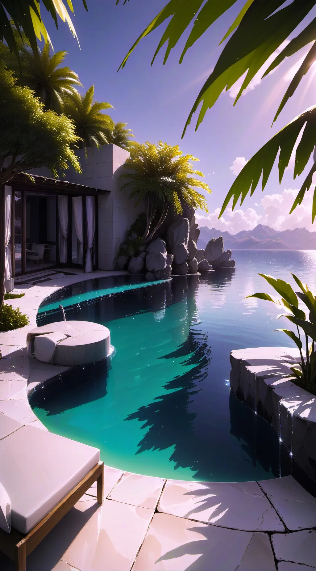 ai character: pick me at pool😨😨 background